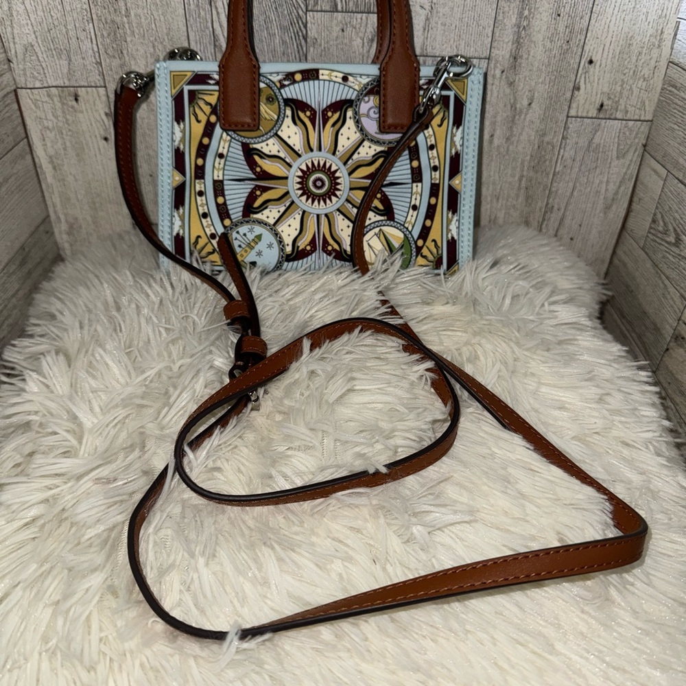 Tory Burch NWOT LIMITED EDITION SOLD OUT Ella Printed Mini Crossbody/Tote bag - Picture 11 of 11